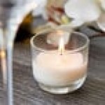 Sterno 40114 PetiteLites 8 Hour Clear Wax Filled Glass Candle - 48/Case Sterno 40114 PetiteLites 8 Hour Clear Wax Filled Glass Candle - 48/Case