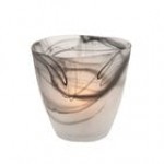 Hollowick 6817SBK Wysp Satin Black Glass Votive