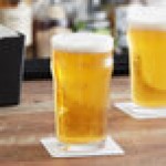 Acopa Select 16 oz. Fully Tempered English Pub / Nonic Glass - 12/Case