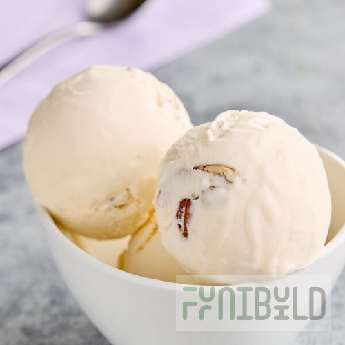 Klein's Real Kosher Vegan Butter Pecan Ice Cream 3 Gallon