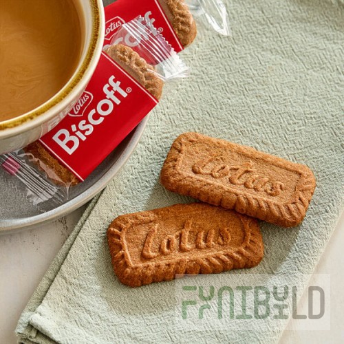 Lotus Biscoff 1-Count Individually Wrapped Cookie Sleeve - 300/Case