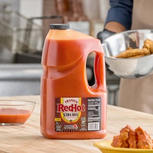 Frank's RedHot 1 Gallon XTRA Hot Cayenne Sauce - 4/Case Frank's RedHot 1 Gallon XTRA Hot Cayenne Sauce - 4/Case