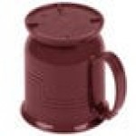 Cambro MDSM8487 Shoreline Collection Cranberry 8 oz. Insulated Mug - 48/Case