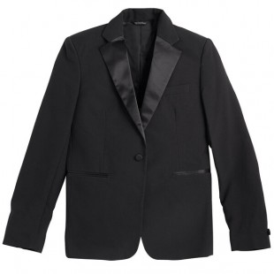 Henry Segal Women's Customizable Black Tuxedo Jacket - 08