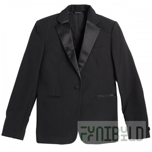 Henry Segal Women's Customizable Black Tuxedo Jacket - 08