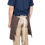Intedge Brown Poly-Cotton 4-Way Waist Apron - 38 Intedge Brown Poly-Cotton 4-Way Waist Apron - 38