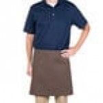 Intedge Brown Poly-Cotton 4-Way Waist Apron - 38 Intedge Brown Poly-Cotton 4-Way Waist Apron - 38