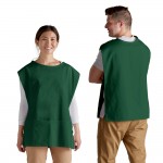 Choice Kelly Green Poly-Cotton Cobbler Apron with 2 Pockets - 29