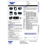 Vollrath FMT-1 In-Counter Black Thermoplastic Flush Mount Waxed Tissue Holder - Cut-Out Dimensions 7 1/16