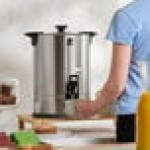Avantco CU65ETL 65 Cup (325 oz.) Double Wall Stainless Steel Coffee Urn / Coffee Percolator - 1500W, ETL Avantco CU65ETL 65 Cup (325 oz.) Double Wall Stainless Steel Coffee Urn / Coffee Percolator - 1500W, ETL