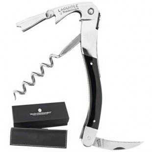 Laguiole Tradition Black Plexi Waiter's Corkscrew 3455 Laguiole Tradition Black Plexi Waiter's Corkscrew 3455