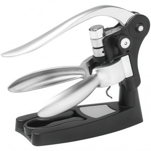 Franmara De-Corker 3-Piece Uncorking Set with Foil Cutter and Stand 7340