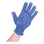 San Jamar SG10-BL-L Blue A7 Level Cut Resistant Glove with Spectra - Large