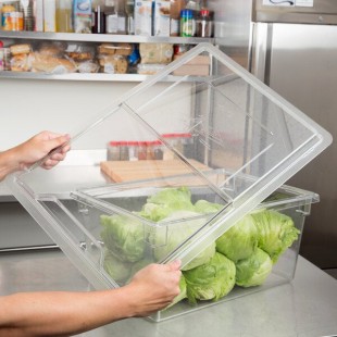 Cambro 1826SCCW135 Clear Camwear® Sliding Lid for Food Storage Box 26
