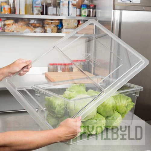 Cambro 1826SCCW135 Clear Camwear® Sliding Lid for Food Storage Box 26