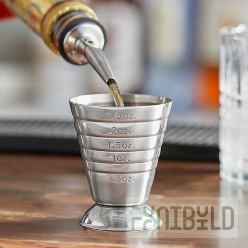 Barfly® M37069 2.5 oz. Stainless Steel Measuring Jigger