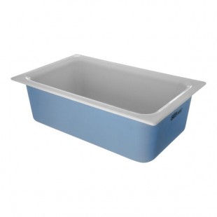 Dinex Coldmaster CoolCheck Full Size White ABS Plastic Cold Food Pan DXCM1100C1402 - 6