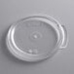Cambro 1 Qt. Clear Round Polycarbonate Food Storage Container Lid