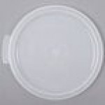 Cambro 1 Qt. Clear Round Polycarbonate Food Storage Container Lid