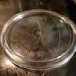 Cambro 1 Qt. Clear Round Polycarbonate Food Storage Container Lid