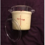 Cambro 1 Qt. Clear Round Polycarbonate Food Storage Container Lid