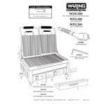 Waring WPG300 Panini Ottimo Grooved Top & Bottom Panini Sandwich Grill - 17