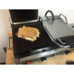 Waring WPG300 Panini Ottimo Grooved Top & Bottom Panini Sandwich Grill - 17