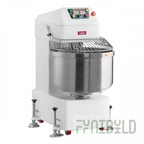 Scratch and Dent Estella SM80 80 Qt. / 116 lb. Two-Speed Spiral Dough Mixer - 220V, 3 Phase, 4 1/4 HP