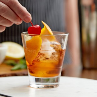 Libbey 15869 Endeavor 8 oz. Customizable Stackable Rocks / Old Fashioned Glass - 12/Case