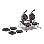 Estella WBMX2A Double Belgian Waffle Maker with Waffle Cone Plate - 120V, 1,820W Estella WBMX2A Double Belgian Waffle Maker with Waffle Cone Plate - 120V, 1,820W