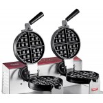 Estella WBMX2A Double Belgian Waffle Maker with Waffle Cone Plate - 120V, 1,820W Estella WBMX2A Double Belgian Waffle Maker with Waffle Cone Plate - 120V, 1,820W