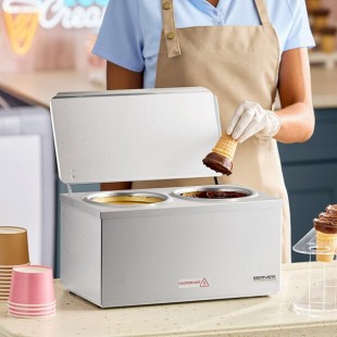 Server DI-2 92020 3 Qt. Double Cone Dip Warmer - 120V, 120W