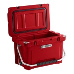 CaterGator CG20RED Red 20 Qt. Rotomolded Outdoor Cooler / Ice Chest