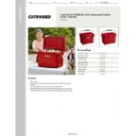 CaterGator CG20RED Red 20 Qt. Rotomolded Outdoor Cooler / Ice Chest