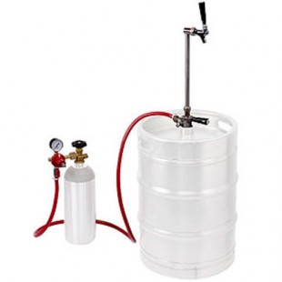 Micro Matic EZ-TAP-LC Keg Party Dispensing System with Chrome-Plated Faucet - 