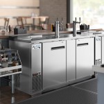 Avantco UDD-3-CT-S Stainless Steel Kegerator / Beer Dispenser with (2) Double Tap Tower and Club Top - (3) 1/2 Keg Capacity Avantco UDD-3-CT-S Stainless Steel Kegerator / Beer Dispenser with (2) Double Tap Tower and Club Top - (3) 1/2 Keg Capacity