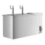 Avantco UDD-3-CT-S Stainless Steel Kegerator / Beer Dispenser with (2) Double Tap Tower and Club Top - (3) 1/2 Keg Capacity Avantco UDD-3-CT-S Stainless Steel Kegerator / Beer Dispenser with (2) Double Tap Tower and Club Top - (3) 1/2 Keg Capacity