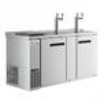 Avantco UDD-3-CT-S Stainless Steel Kegerator / Beer Dispenser with (2) Double Tap Tower and Club Top - (3) 1/2 Keg Capacity Avantco UDD-3-CT-S Stainless Steel Kegerator / Beer Dispenser with (2) Double Tap Tower and Club Top - (3) 1/2 Keg Capacity