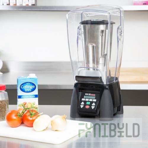 Waring MX1500XTS Xtreme 3 1/2 hp Commercial Blender with Programmable Keypad, LCD Screen, Adjustable Speed, and 64 oz. Stainless Steel Container - 120V