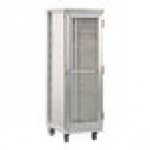 New Age Industrial Heavy-Duty Series 40-Pan Front-Load Full-Size Mobile Aluminum Enclosed Sheet Pan Rack with Clear Door 1290CD