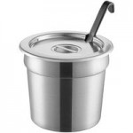 Vollrath 720202102 Tuscan Soup Merchandiser Base with Menu Board and 7 Qt. Accessory Pack - 120V, 1000W