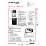 Merrychef conneX12 Standard Power Stainless Steel Finish High-Speed Oven - 208-240V Merrychef conneX12 Standard Power Stainless Steel Finish High-Speed Oven - 208-240V