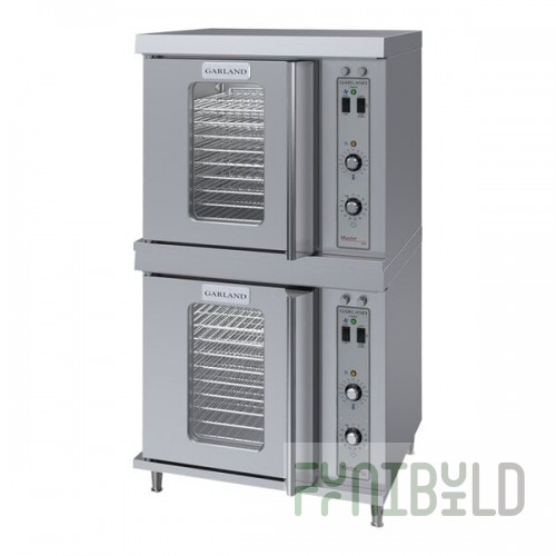 Garland MCO-E-25-C Double Deck Half Size Electric Convection Oven - 208V, 1 Phase, 11.2 kW