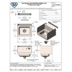 T&S HS-1715-4W-S 17 3/8