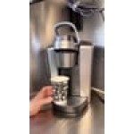 Choice 12 oz. Cafe Print Poly Paper Hot Cup and Lid - 100/Case