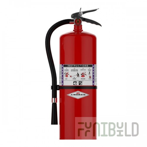Amerex 415 20 lb. Purple K Dry Chemical Fire Extinguisher with Hose and Nozzle 1336 - UL Rating 120B:C