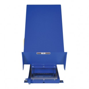 Vestil Blue Single Scissor Lift / Tilt Table with 24 Vestil Blue Single Scissor Lift / Tilt Table with 24
