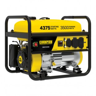 Champion Power Equipment 212 CC Gasoline Powered Portable Generator 200963 - 4,375 / 3,500W, 120V Champion Power Equipment 212 CC Gasoline Powered Portable Generator 200963 - 4,375 / 3,500W, 120V