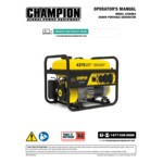Champion Power Equipment 212 CC Gasoline Powered Portable Generator 200963 - 4,375 / 3,500W, 120V