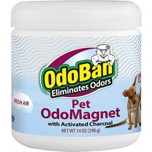 OdoBan 9755Y61-14Z12 14 oz. Fresh Air Pet OdoMagnet with Activated Charcoal Deodorizer - 12/Case OdoBan 9755Y61-14Z12 14 oz. Fresh Air Pet OdoMagnet with Activated Charcoal Deodorizer - 12/Case
